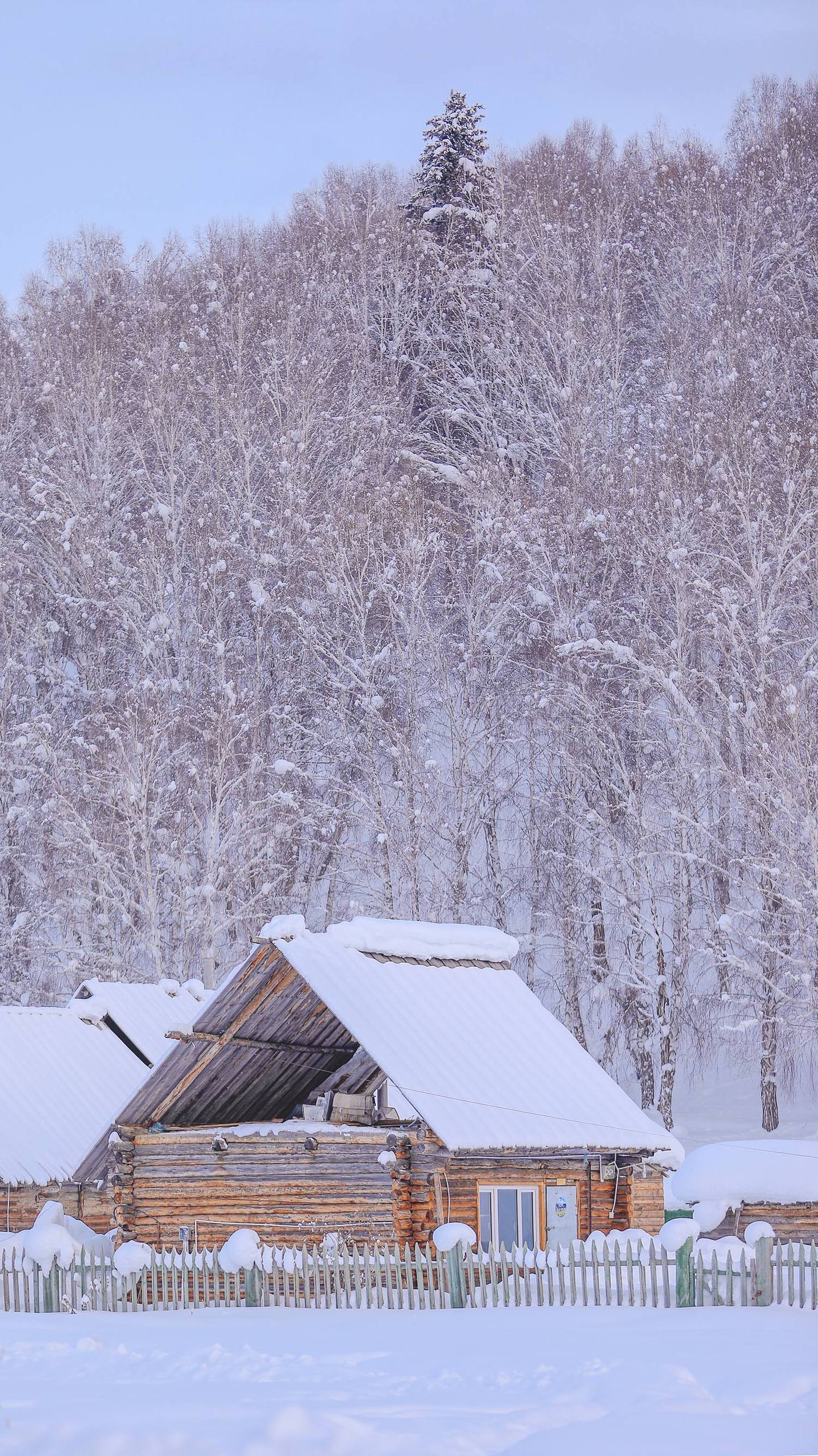 冰雪奇缘：雪山全屏壁纸，护眼又炫彩，带你走进梦幻山川详细内容2